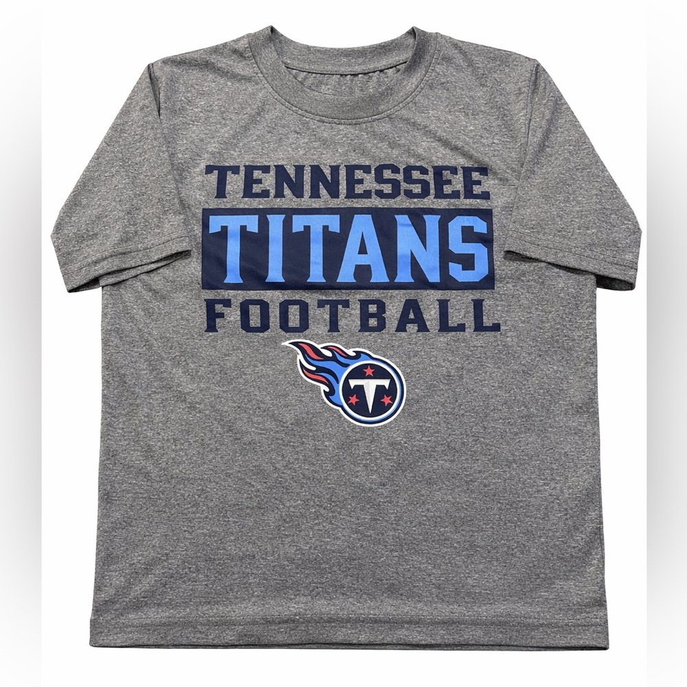 NFL Tennessee Titans Kids S Gray and Blue T-Shirt